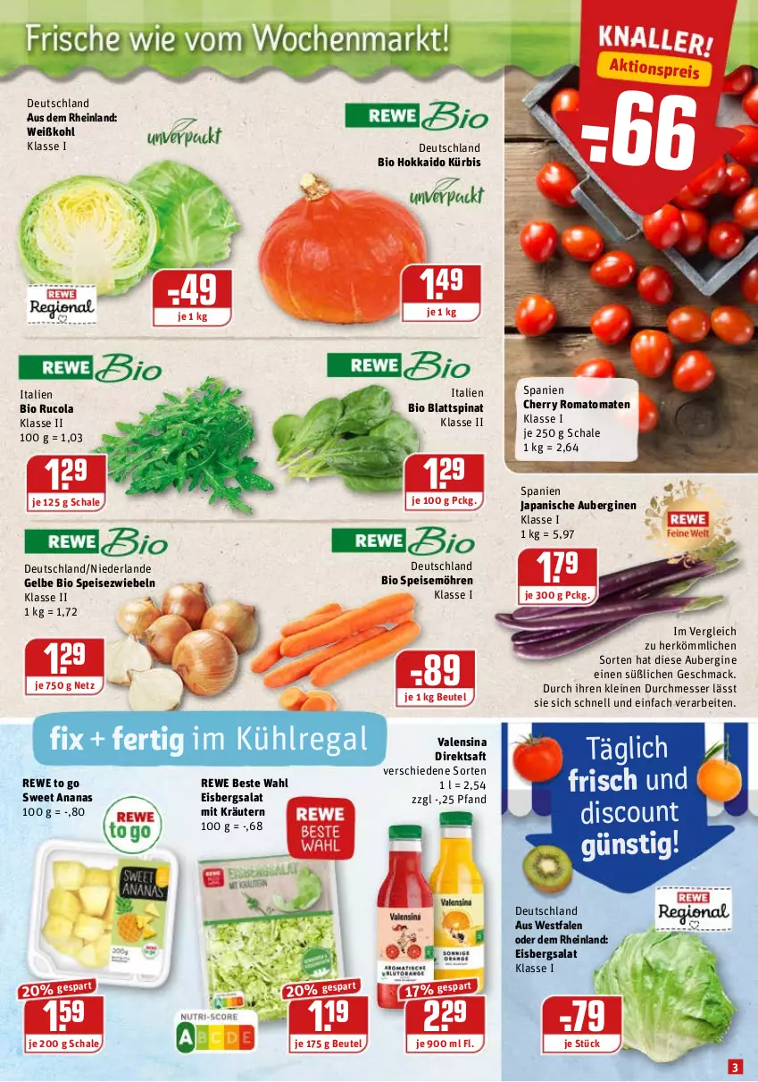 Aktueller Prospekt Rewe - Diese Woche im Angebot! - von 27.09 bis 02.10.2021 - strona 3