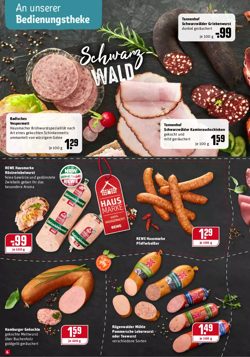 Aktueller Prospekt Rewe - Diese Woche im Angebot! - von 27.09 bis 02.10.2021 - strona 6