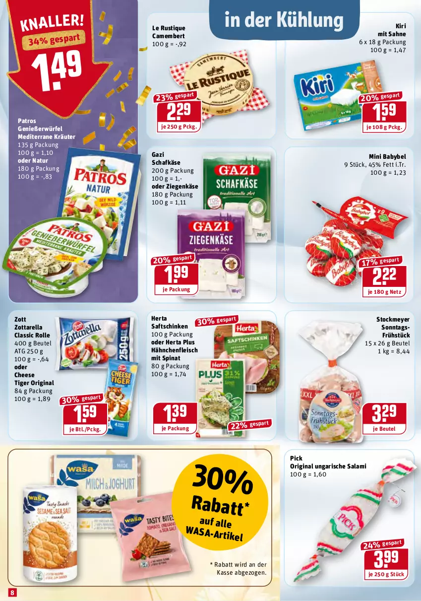 Aktueller Prospekt Rewe - Diese Woche im Angebot! - von 27.09 bis 02.10.2021 - strona 8