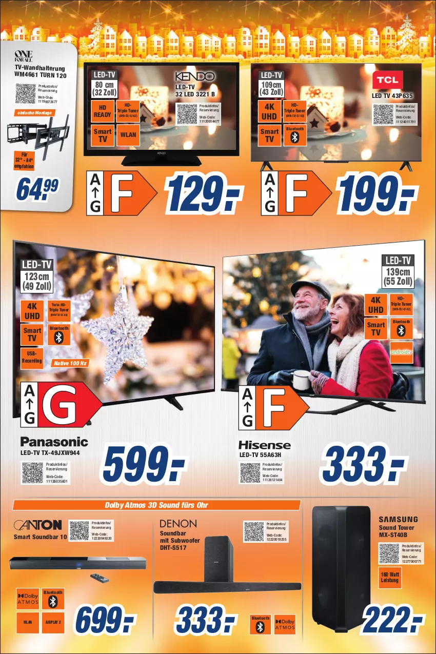 Aktueller Prospekt Expert Bonn - Prospekte - von 10.12 bis 16.12.2022 - strona 2 - produkty: dvb, DVB-T, eis, HD Ready, led tv, Smart Bluetooth, smart tv, soundbar, Subwoofer, Ti, tuner, uhd, usb, wandhalterung