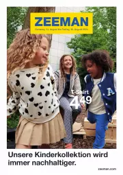 Gazetka promocyjna Zeeman - Prospekte - Gazetka - ważna od 30.08 do 30.08.2024 - strona 1 - produkty: Kinder, shirt, T-Shirt, Ti