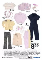 Gazetka promocyjna Zeeman - Prospekte - Gazetka - ważna od 30.08 do 30.08.2024 - strona 17 - produkty: ball, Bau, baumwolle, bett, body, braun, gin, hose, Jacke, Jogginghose, LG, Overall, shirt, Sweater, T-Shirt, Ti, wolle