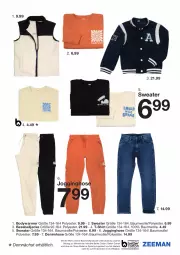 Gazetka promocyjna Zeeman - Prospekte - Gazetka - ważna od 30.08 do 30.08.2024 - strona 21 - produkty: ball, Bau, baumwolle, bett, body, Denimhose, gin, hose, Jacke, Jogginghose, LG, shirt, Sweater, T-Shirt, Ti, wolle