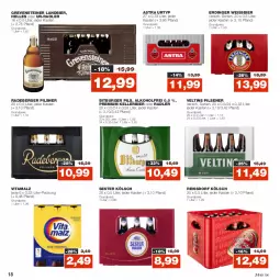 Gazetka promocyjna Real - Gazetka - ważna od 29.10 do 29.10.2022 - strona 18 - produkty: alkohol, Astra, Berger, bier, bitburger, bitburger pils, burger, eis, elle, erdinger, grevensteiner, kellerbier, malz, oder radler, pils, pilsener, pilsner, radeberger, radeberger pilsner, radler, reis, reiss, ssd, steiner, Ti, urtyp, veltins, veltins pilsener, vita, vitamalz, weissbier