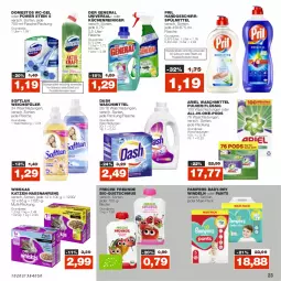 Gazetka promocyjna Real - Gazetka - ważna od 29.10 do 29.10.2022 - strona 23 - produkty: ariel, ariel waschmittel, baby-dry, beutel, bio, domestos, eis, flasche, freche freunde, geschirr, geschirrspülmittel, küche, Küchen, Nassnahrung, pampers, Pants, Pods, pril, reiniger, reis, Softlan, spülmittel, Ti, waschmittel, wc-gel, weichspüler, whiskas, windeln, windeln oder pants