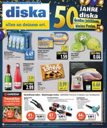 Gazetka promocyjna Diska - Gazetka - ważna od 02.03 do 02.03.2024 - strona 1 - produkty: aktionspreis, alkohol, Alwa, angebot, angebote, Becher, Bose, braten, butter, ecco, eis, eisbergsalat, elle, flasche, frucht, fruchtsecco, gardena, Garten, Gartenschere, krustenbraten, meggle, mineralwasser, reis, rotkäppchen, salat, salz, Schere, schinken, sekt, storck, Streichzart, Ti, wasser