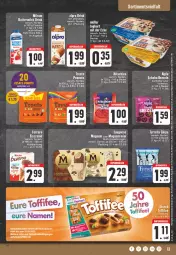 Gazetka promocyjna Edeka - Angebote der Woche - Gazetka - ważna od 02.09 do 02.09.2023 - strona 13 - produkty: alpia, alpro, angebot, arla, Becher, beutel, brezel, Brezeln, burger, chips, creme, drink, eis, eiscreme, finello, flasche, frosta, joghur, joghurt, Kefir, langnese, magnum, Magnum Mini, milch, milram, Müller, reis, rel, schoko, Ti, toffifee, vollmilch, ZTE