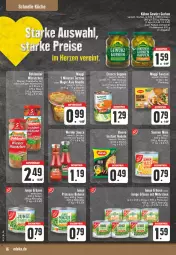 Gazetka promocyjna Edeka - Angebote der Woche - Gazetka - ważna od 02.09 do 02.09.2023 - strona 16 - produkty: aktionspreis, angebot, Becher, böklunder, creme, deka, eintöpfe, eis, elle, erasco, erbsen, flasche, frankfurter, gurke, gurken, gurkensalat, junge erbsen, küche, Kühne, maggi, mais, nudel, nudeln, reis, salat, sauce, saucen, suppe, suppen, tee, Ti, tomate, tomaten, wiener