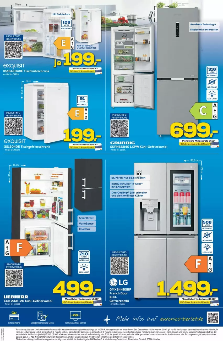 Aktueller Prospekt Euronics - Prospekte - von 14.06 bis 21.06.2023 - strona 9 - produkty: Brei, eimer, eis, elle, gefrierfach, LG, Ti