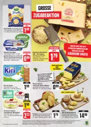 Gazetka promocyjna Edeka - Angebote der Woche - Gazetka - ważna od 07.10 do 07.10.2023 - strona 7 - produkty: angebot, arla, Bau, Becher, coupon, coupons, deka, deutscher schnittkäse, eis, emmentaler, emmi, exquisa, exquisa frischkäse, finello, fol epi, französischer weichkäse, frischkäse, frischkäsezubereitung, géramont, gin, hartkäse, Käse, kiri, kräuter, LG, milch, miree, nuss, rabatt-coupon, reis, sahne, schnittkäse, schweizer schnittkäse, super-knüller, Tête de Moine, Ti, weichkäse, ZTE