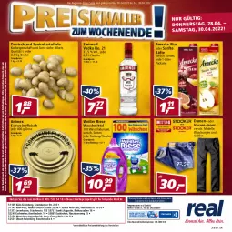 Gazetka promocyjna Real - Gazetka - ważna od 30.04 do 30.04.2022 - strona 24 - produkty: amecke, angebot, angebote, auer, Berger, beutel, bosch, dell, Diesel, eis, elle, flasche, fleisch, hero, herren-jeans, jeans, kartoffel, kartoffeln, LG, Metro, Mode, mustang, Narzissen, payback, reis, säfte, schwein, schweine, schweinefleisch, smirnoff, speisekartoffeln, teller, Ti, vodka, waschmittel, wein, weine