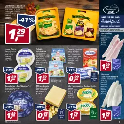 Gazetka promocyjna Real - Gazetka - ważna od 30.04 do 30.04.2022 - strona 5 - produkty: angebot, angebote, auer, aufstrich, bavaria blu, brot, brotaufstrich, deutscher schnittkäse, deutscher weichkäse, eis, exquisa, exquisa frischkäse, filet, fisch, französischer weichkäse, frischfisch, frischkäse, gouda, holländischer schnittkäse, hummus, Käse, lachs, lachsfilet, leerdammer, Loose, milch, milram, quäse, reis, Ria, salakis, Sauermilchkäse, schafskäse, Schal, Schale, schnittkäse, seelachsfilet, Ti, tisch, weichkäse, Wild