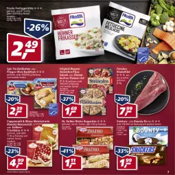 Gazetka promocyjna Real - Gazetka - ważna od 30.04 do 30.04.2022 - strona 7 - produkty: backfisch, baguette, baguettes, beutel, Bistro Baguette, bounty, coppenrath, Dr. Oetker, eis, elsässer art, fertiggericht, fertiggerichte, filegro, filet, fisch, fischstäbchen, flammkuchen, frischkäse, frosta, gin, iglo, Käse, kuchen, lamm, mandel, Meister, Ofen, ofen-backfisch, original wagner, pizza, reis, rind, rinder, rinderfilet, salami, snickers, steinofen, Ti, torte, wagner