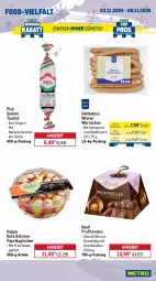 Gazetka promocyjna Metro - Wochen-Angebote - Gazetka - ważna od 08.11 do 08.11.2025 - strona 12 - produkty: angebot, Bau, brandt, eis, fleisch, frischkäse, kappa, Käse, natur, paprika, Profiteroles, rind, rindfleisch, salami, Schal, Schale, schoko, schokolade, schokoladen, schwein, schweine, Spezi, Ti, wein, weine, wiener, wiener würstchen, würstchen
