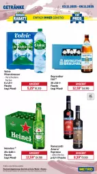Gazetka promocyjna Metro - Wochen-Angebote - Gazetka - ważna od 08.11 do 08.11.2025 - strona 15 - produkty: Alwa, amaro, angebot, espresso, flasche, getränk, getränke, heineken, mineralwasser, Palette, rama, ramazzott, ramazzotti, Ti, volvic, wasser, zott