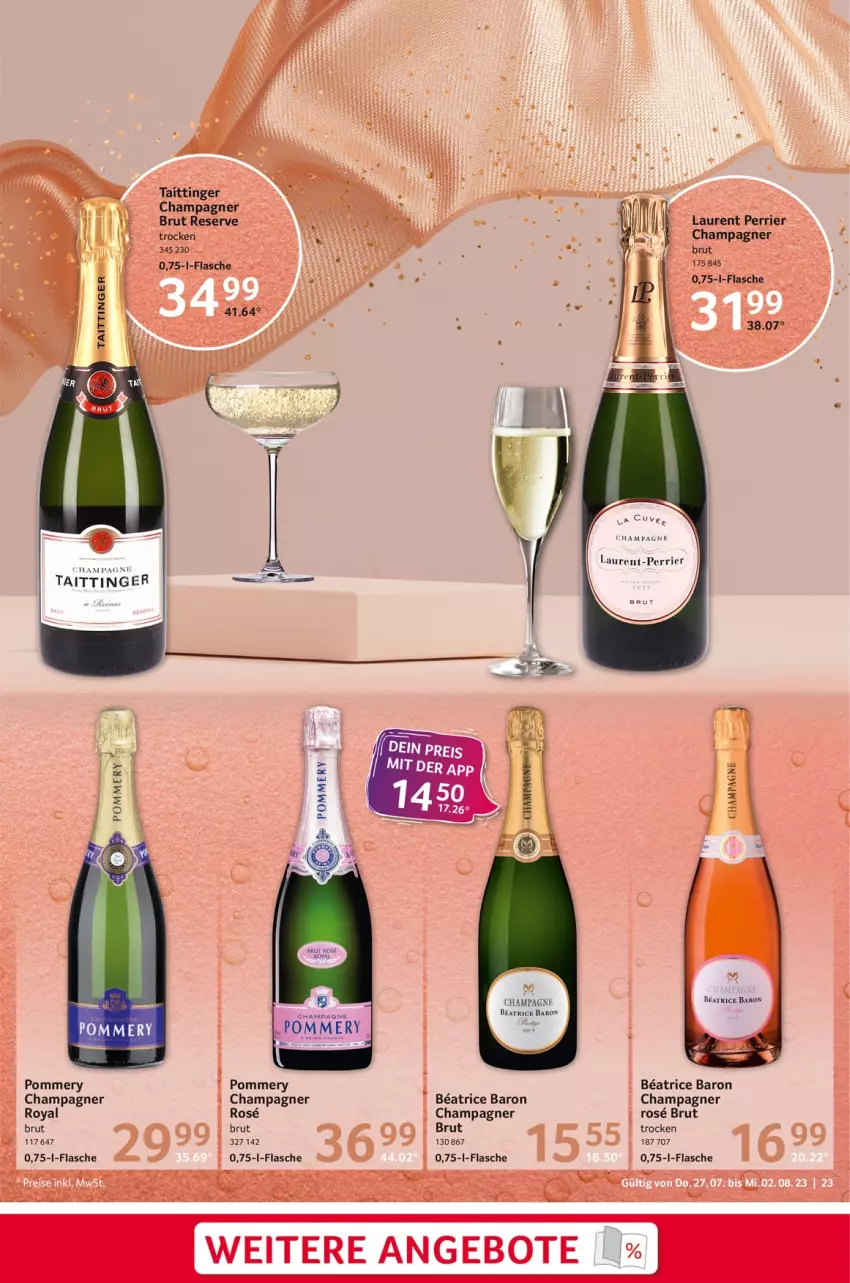 Aktueller Prospekt Selgros - Food - von 27.07 bis 02.08.2023 - strona 23 - produkty: angebot, angebote, brut, champagne, champagner, flasche, Ti