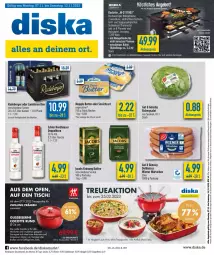 Gazetka promocyjna Diska - Prospekte - Gazetka - ważna od 12.11 do 12.11.2022 - strona 1 - produkty: aktionspreis, angebot, angebote, Becher, Berger, bier, braten, butter, deka, doppelkorn, eis, eisbergsalat, ente, flasche, Geflügel, grill, herdarten, Holz, jacobs, jacobs krönung, kaffee, korn, latte, meggle, Ofen, pfanne, pfannen, radeberger, reis, salat, salz, Streichzart, Ti, wiener, wiener würstchen, würstchen, ZTE
