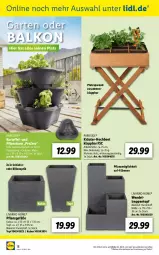 Gazetka promocyjna Lidl - Ab in den Garten - Gazetka - ważna od 01.05 do 01.05.2022 - strona 18 - produkty: erde, Garten, Holz, kartoffel, kräuter, ndk, Parkside, Ria, Schal, Schale, Ti, topf