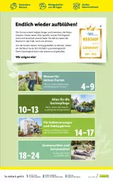 Gazetka promocyjna Lidl - Ab in den Garten - Gazetka - ważna od 01.05 do 01.05.2022 - strona 3 - produkty: auer, blume, blumen, erde, Garten, gartenmöbel, Hobby, korb, möbel, natur, pflanze, pflanzen, rasen, Rauch, Reinigung, sonnenschirm, Ti, wasser