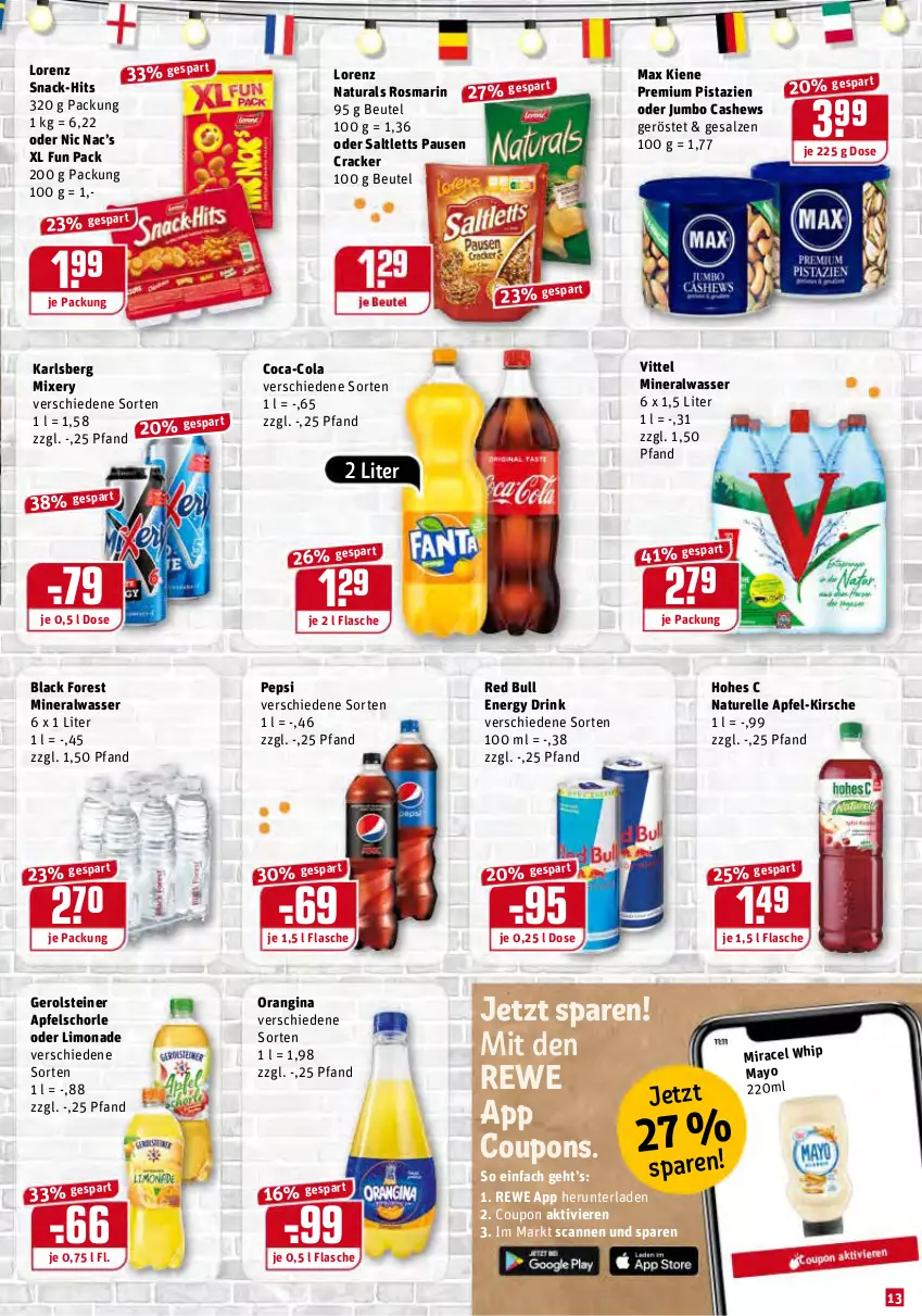 Aktueller Prospekt Rewe - Diese Woche im Angebot! - von 05.07 bis 10.07.2021 - strona 13