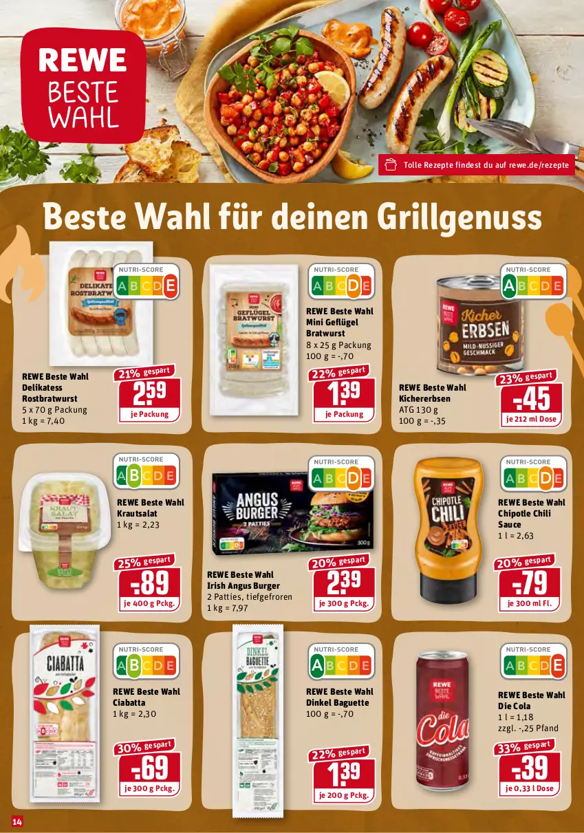 Aktueller Prospekt Rewe - Diese Woche im Angebot! - von 05.07 bis 10.07.2021 - strona 14