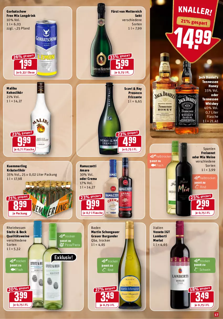 Aktueller Prospekt Rewe - Diese Woche im Angebot! - von 05.07 bis 10.07.2021 - strona 17