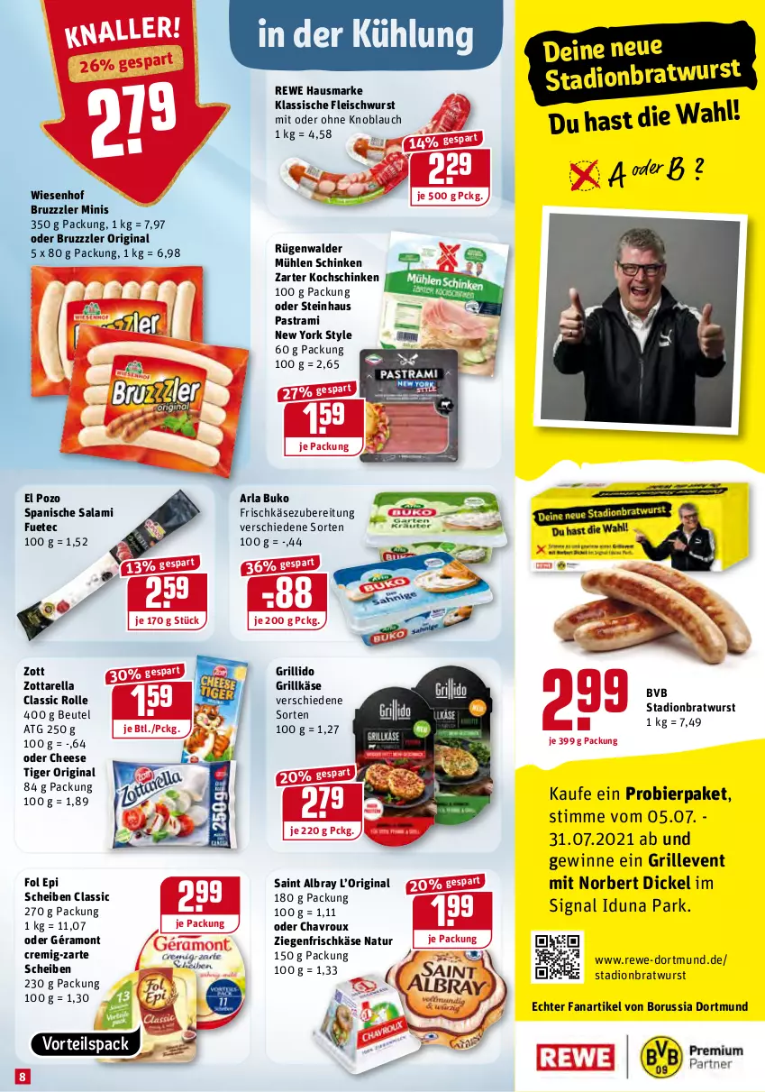 Aktueller Prospekt Rewe - Diese Woche im Angebot! - von 05.07 bis 10.07.2021 - strona 8