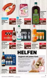 Gazetka promocyjna Kaufland - Gazetka - ważna od 01.03 do 01.03.2023 - strona 13 - produkty: Alwa, angebot, angebote, auer, bier, eis, erde, fleisch, fleischsalat, getränk, gin, gurke, kräuter, kräutern, lichtenauer, likör, limo, limonade, mac, mineralwasser, Mineralwasser Medium, oder radler, pils, pilsner, premium pils, radler, ring, salat, Sternburg, Ti, wasser