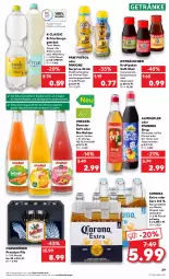 Gazetka promocyjna Kaufland - Gazetka - ważna od 01.03 do 01.03.2023 - strona 29 - produkty: alkohol, almdudler, angebot, angebote, bier, bio, bitter lemon, corona, corona extra, decke, Deckel, direktsaft, drink, frucht, getränk, getränke, gin, ginger, ginger ale, hasseröder, kraft, leine, natur, Nektar, orange, Paw Patrol, pfanne, Pfanner, pfirsich, pils, premium pils, saft, sirup, Spezi, Ti, tonic, tonic water, vita, Wild, wild berry