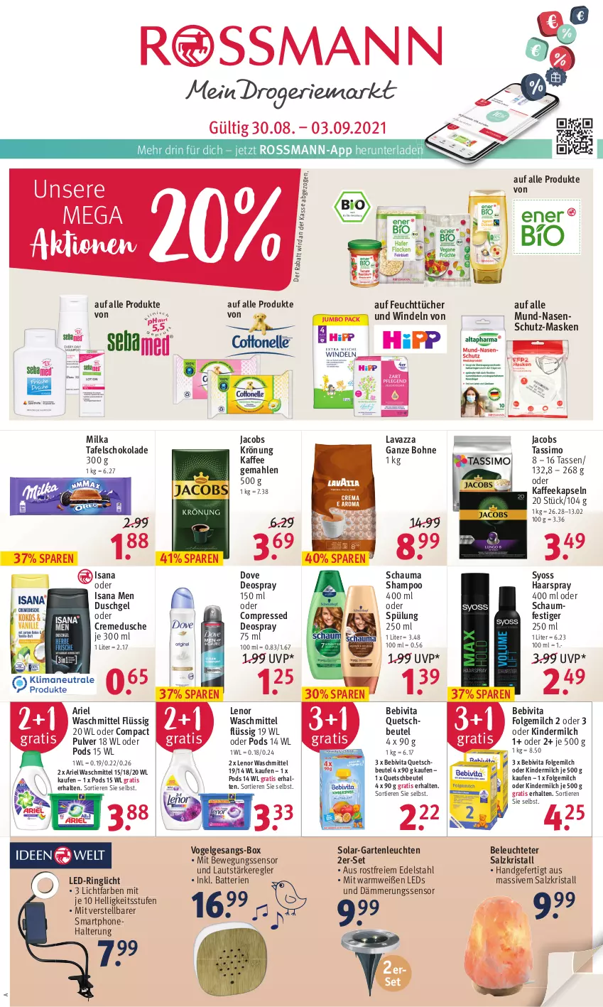 Aktueller Prospekt Rossmann - Prospekte - von 30.08 bis 09.09.2021 - strona 1