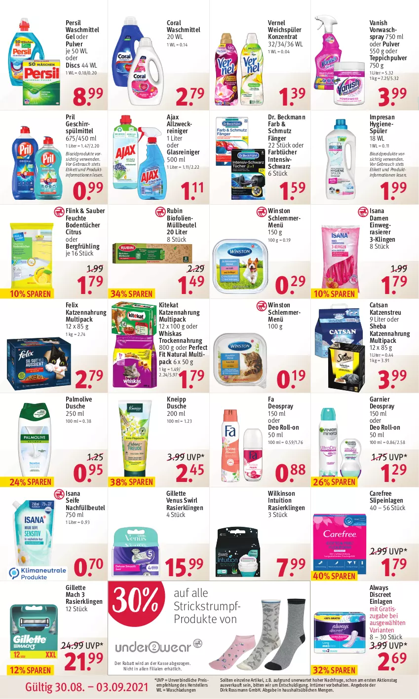 Aktueller Prospekt Rossmann - Prospekte - von 30.08 bis 09.09.2021 - strona 12