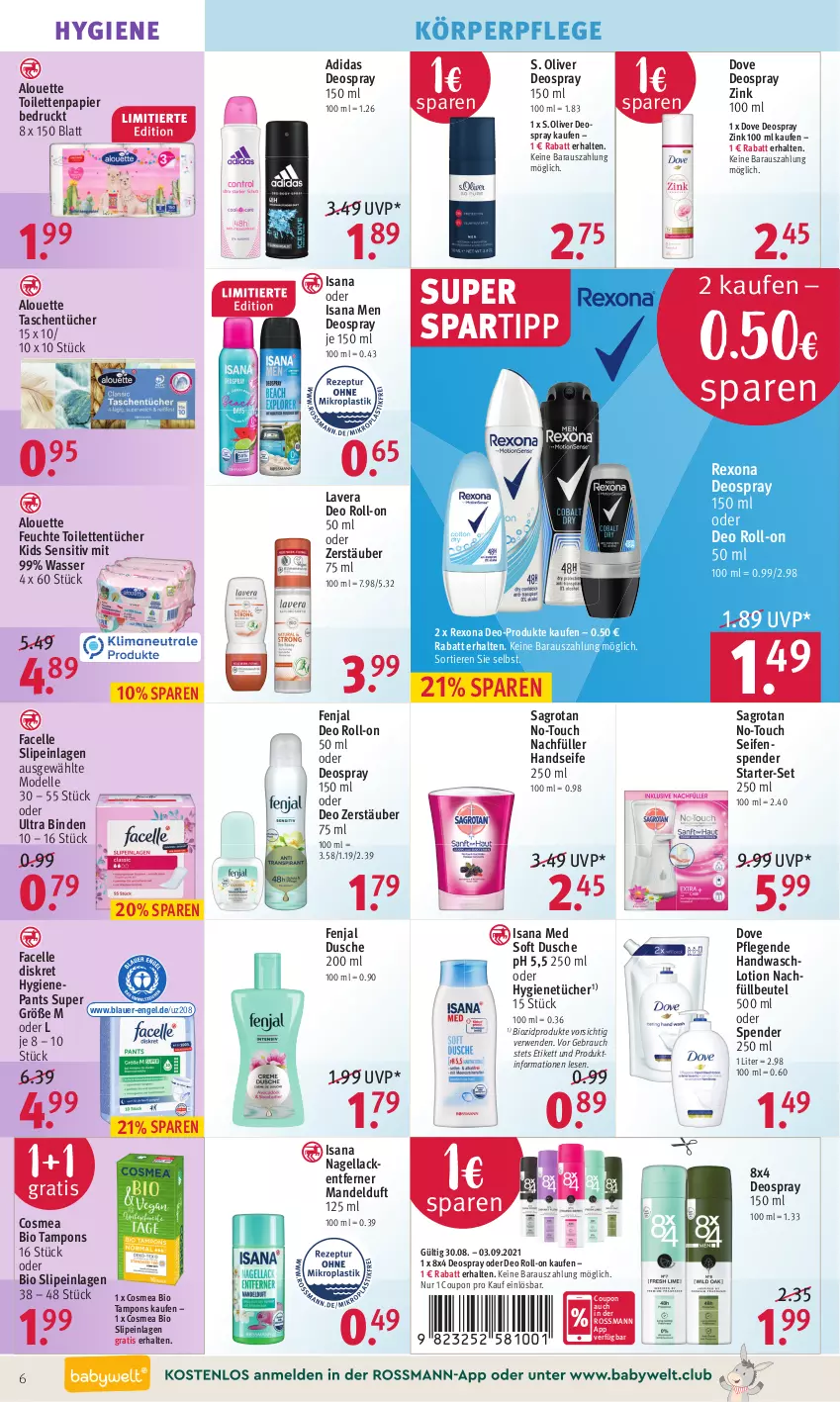 Aktueller Prospekt Rossmann - Prospekte - von 30.08 bis 09.09.2021 - strona 6