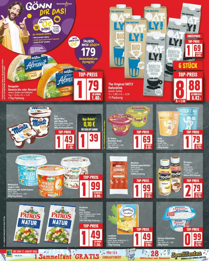 Aktueller Prospekt Edeka - Prospekte - von 15.07 bis 20.07.2024 - strona 6 - produkty: drink, eis, gin, hafer, Haferdrink, patros, pfirsich, reis, top-preis