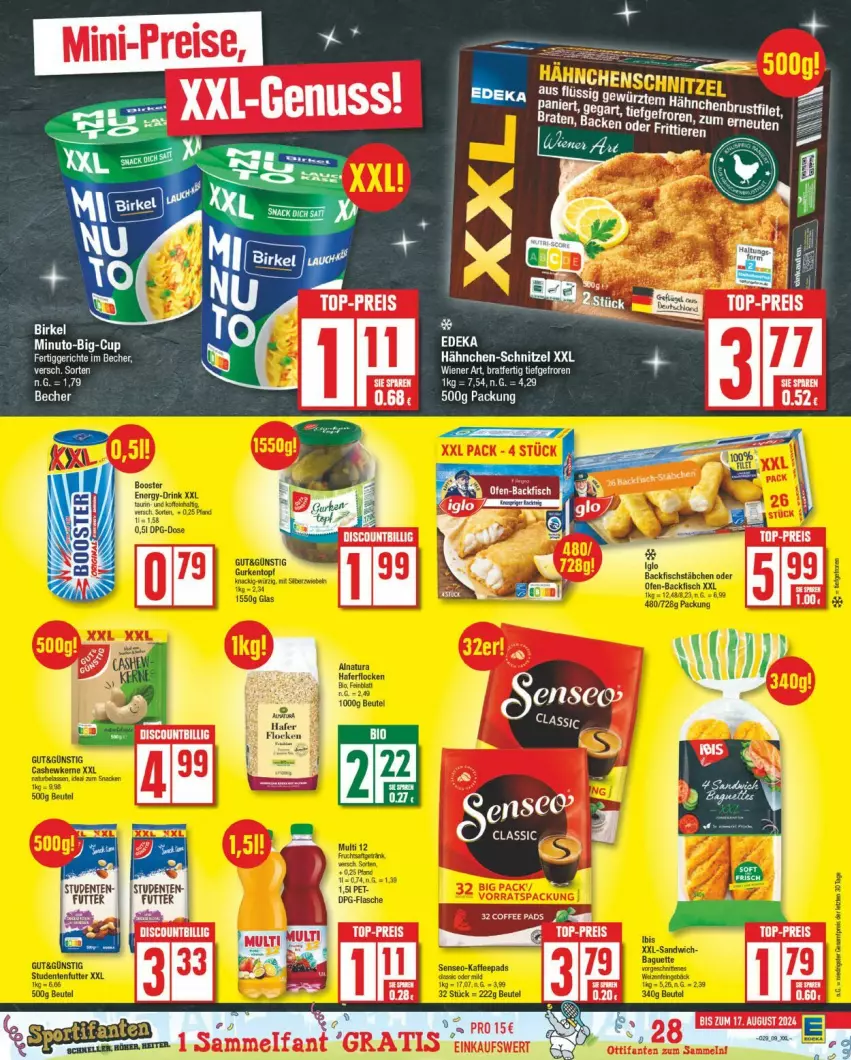 Aktueller Prospekt Edeka - Prospekte - von 15.07 bis 20.07.2024 - strona 9 - produkty: Becher, birkel, eis, reis, Ria, schnitzel, Ti, top-preis