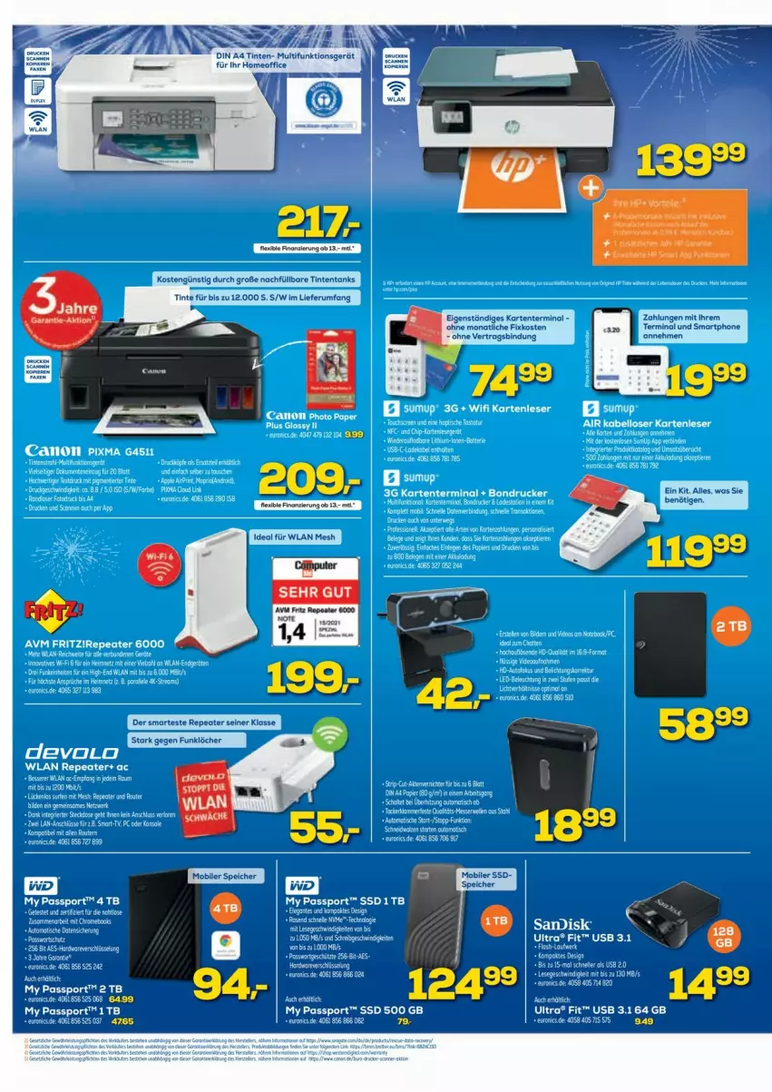 Aktueller Prospekt Euronics - Prospekte - von 22.12 bis 29.12.2021 - strona 6 - produkty: fritz, Ti