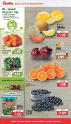 Gazetka promocyjna Famila - Prospekte - Gazetka - ważna od 24.12 do 24.12.2022 - strona 2 - produkty: apfel, beere, beeren, beutel, bio, clementinen, florette, heidelbeere, heidelbeeren, honig, honigmelone, honigmelonen, mac, melone, melonen, natur, orange, orangen, salat, salate, Schal, Schale, Thea, Ti, xmas