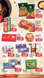 Gazetka promocyjna Famila - Prospekte - Gazetka - ważna od 24.12 do 24.12.2022 - strona 23 - produkty: amicelli, beutel, chips, chipsfrisch, eis, erdnuss, ferrero, Ferrero Küsschen, flippies, funny-frisch, knoppers, lorenz, mars, milka, milka schokolade, nuss, pringles, reis, riegel, ring, saltletts, schoko, schokolade, tafelschokolade, Ti, ZTE