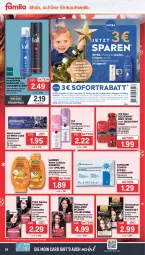 Gazetka promocyjna Famila - Prospekte - Gazetka - ważna od 24.12 do 24.12.2022 - strona 28 - produkty: arla, blend-a-med, body, brillance, coupon, coupons, creme, deo, deodorant, deospray, diadem, eier, eis, flasche, garnier, Haarlack, haarspray, lack, magazin, nivea, oder schaumfestiger, Old Spice, Palette, reis, schaumfestiger, Schnelltest, schwarzkop, schwarzkopf, shampoo, shampoo oder spülung, sofortrabatt, spülung, Taft, Ti, Wahre Schätze, zahncreme, ZTE