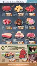 Gazetka promocyjna Famila - Prospekte - Gazetka - ważna od 24.12 do 24.12.2022 - strona 5 - produkty: beef, braten, decke, eis, fleisch, gulasch, kasseler, Knödel, lachs, Lachsbraten, mac, Ria, rind, rinder, Rinderroulade, roastbeef, rouladen, saft, schinken, schmorbraten, schnitten, schwein, schweine, Ti, Tiere, wein, weine