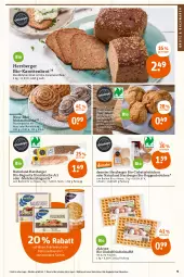 Gazetka promocyjna Tegut - Angebote der Woche - Gazetka - ważna od 02.04 do 02.04.2022 - strona 11 - produkty: angebot, angebote, backwaren, baguette, Berger, bio, bio-karotten, brot, brötchen, ciabatta, dekoration, ente, herzberger, karotten, knäckebrot, korn, Kornbrot, mac, natur, naturland, nuss, Plunder, roggenbrötchen, stifte, Ti, wasa