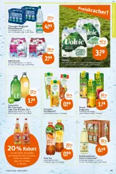 Gazetka promocyjna Tegut - Angebote der Woche - Gazetka - ważna od 02.04 do 02.04.2022 - strona 23 - produkty: alkohol, alkoholfreie getränke, Alwa, Bad, bio, elle, flasche, frucht, fruchtsaft, fruchtsäfte, fuze tea, Garten, getränk, getränke, Happy Day, hella, limo, limonade, mineralwasser, natur, natürliches mineralwasser, Nektar, orange, Rauch, rel, ring, saft, säfte, tee, Ti, volvic, wasser, zitrone