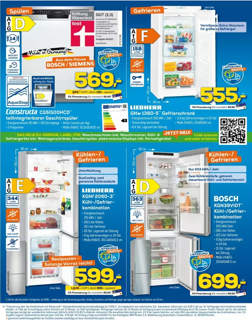 Aktueller Prospekt Euronics - Prospekte - von 04.05 bis 11.05.2022 - strona 14 - produkty: eis, Elektro, geschirr, geschirrspüler, lays, monati, reis, Ti, torte, wein