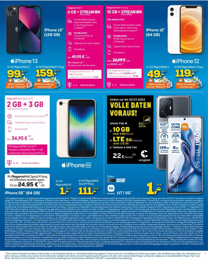 Aktueller Prospekt Euronics - Prospekte - von 04.05 bis 11.05.2022 - strona 7 - produkty: eis, iphone, IPhone 12, IPhone 13, reis, smartphone, telefon, Ti, Yo