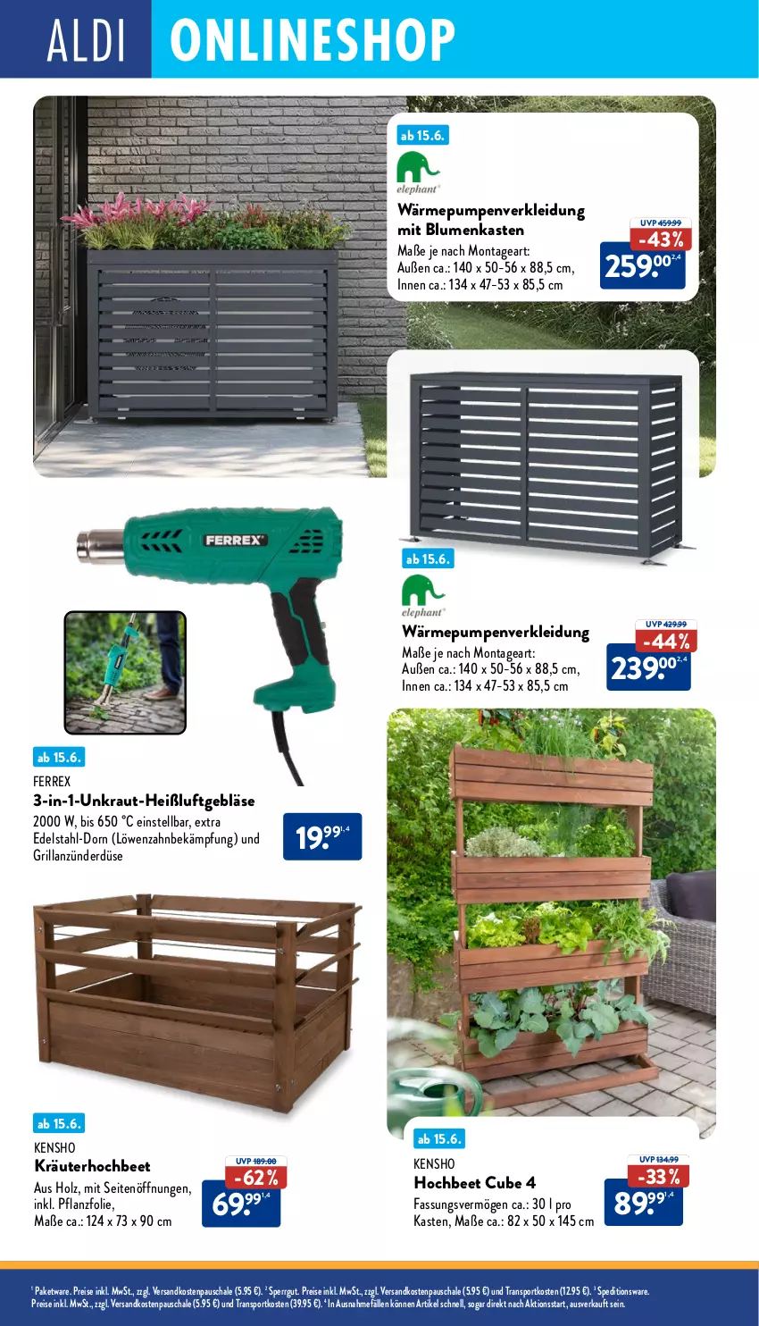Aktueller Prospekt Aldi Nord - Von Montag - von 16.06 bis 21.06.2025 - strona 32 - produkty: anzünder, blume, blumen, edelstahl, eis, ferrex, grill, grillanzünder, Holz, kleid, Kleidung, Kraut, kräuter, ndk, reis, Schal, Schale, Sport, Ti