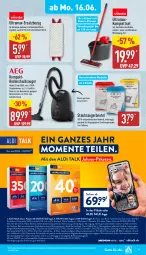 Gazetka promocyjna Aldi Nord - Von Montag - Gazetka - ważna od 21.06 do 21.06.2025 - strona 19 - produkty: aldi, aldi talk, Bau, beutel, bodenstaubsauger, bodenwischer, buch, dell, eimer, eis, elle, ente, Germ, gin, hardware, laminat, LG, mikrofaser, Mode, rama, reifen, Ria, ring, rwe, staubsauger, staubsaugerbeutel, Teleskop, teleskopstiel, Ti, tisch, usb, ZTE