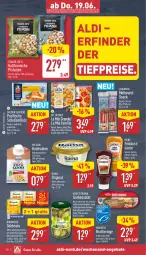 Gazetka promocyjna Aldi Nord - Von Montag - Gazetka - ważna od 21.06 do 21.06.2025 - strona 30 - produkty: aldi, angebot, angebote, aus der tiefkühlung, bonduelle, Bratheringe, burger, Dr. Oetker, eier, eis, elle, feinkost, filet, filets, fisch, fische, flasche, gin, Goldmais, gurke, gurken, gurkensalat, hawesta, heinz, hering, mais, marinade, Mett, mettwurst, pistazien, rama, reis, ring, sahne, salat, sauce, scholl, Schollenfilets, snack, teller, Ti, tiefpreis, tisch, wurst