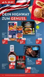 Gazetka promocyjna Aldi Nord - Aldi-Aktuell - Gazetka - ważna od 02.07 do 02.07.2022 - strona 26 - produkty: backofen, backofen und, Bagel, barbecue, beef, burger, eis, flasche, fleisch, gewürz, gin, grill, hot dog, nuss, Ofen, Pulled Pork, Rauch, rind, rindfleisch, sauce, schwein, schweine, schweinefleisch, Ti, wein, weine, ZTE