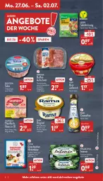 Gazetka promocyjna Aldi Nord - Aldi-Aktuell - Gazetka - ważna od 02.07 do 02.07.2022 - strona 6 - produkty: aldi, angebot, angebote, aufschnitt, aufstrich, aus der tiefkühlung, Becher, brot, brotaufstrich, creme, dreistern, eis, filet, filets, fisch, flasche, frischkäse, gin, hirtenkäse, Käse, knorr, milch, philadelphia, Popp, rama, rama cremefine, reis, salat, salatkrönung, saupiquet, Spezi, thunfisch, Ti