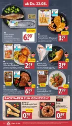 Gazetka promocyjna Aldi Nord - Von Montag - Gazetka - ważna od 24.08 do 24.08.2024 - strona 26 - produkty: aqua, backwaren, braten, butter, Donut, Elan, elle, feta, flakes, forelle, geback, gewürz, gin, grill, Hähnchen-Oberkeulen, henkel, Heu, kräuter, kräuterbutter, küche, Küchen, lachs, lamm, marinade, mars, medaillons, milch, Ofen, pute, putenschnitzel, rel, Ria, Schal, Schale, schenkel, schnitzel, schoko, schokolade, schokoladen, schwein, schweine, schweinenacken, steak, steaks, Ti, tisch, wein, weine, wiener, ZTE