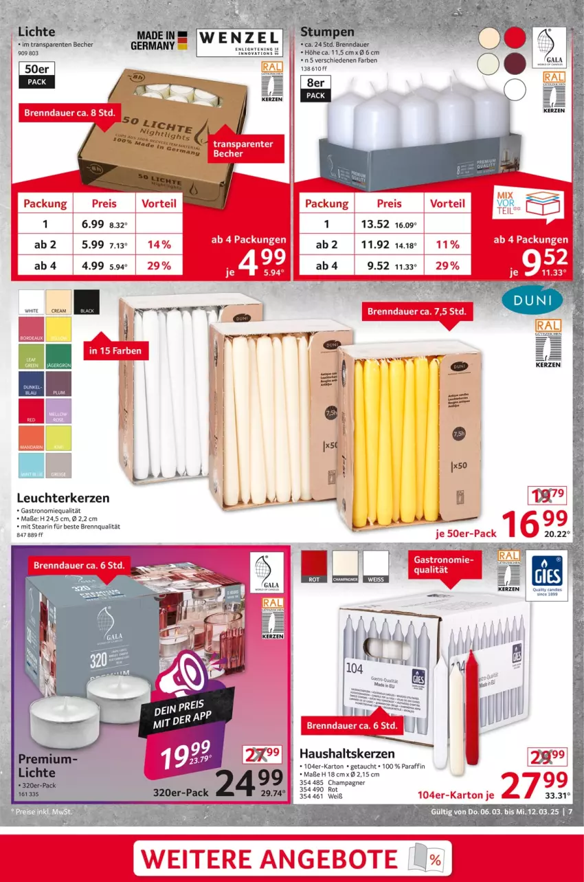 Aktueller Prospekt Selgros - Non Food - von 06.03 bis 12.03.2025 - strona 7 - produkty: angebot, angebote, auer, Bau, Becher, champagne, champagner, eis, ente, Germ, kerze, Leuchte, reis, Ti